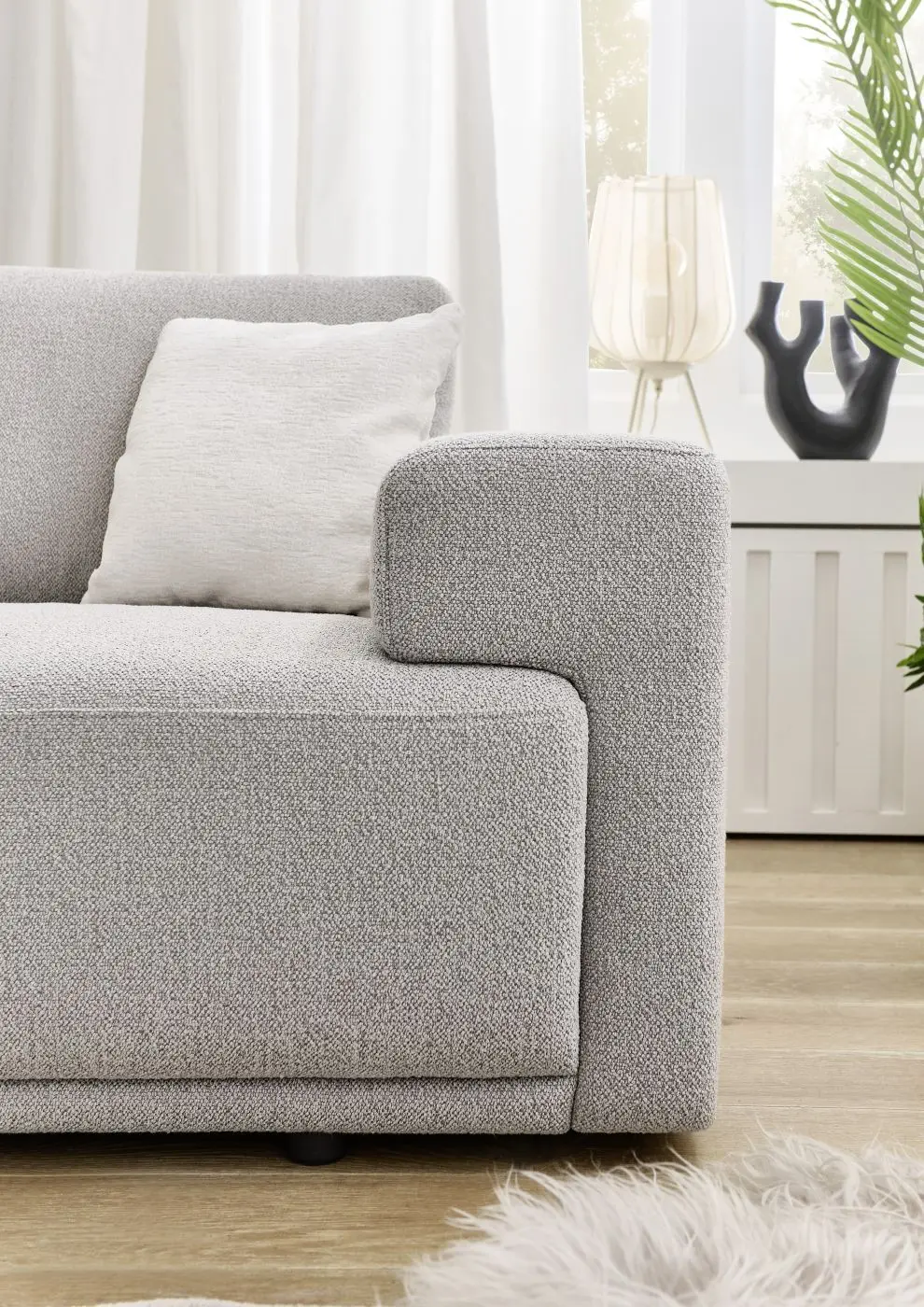 Wohnlandschaft couchliebe. MP-IN26013 silber mit Zusatzfunktionen