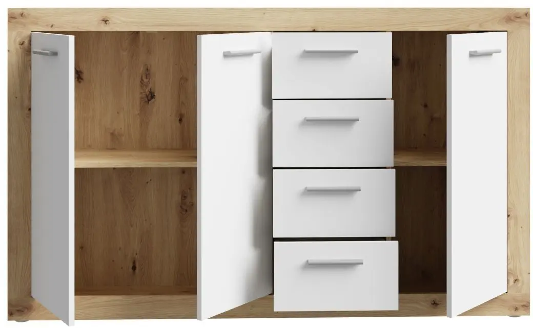 Kommode Baccio inkl. 4 Schubkästen & 3 Türen