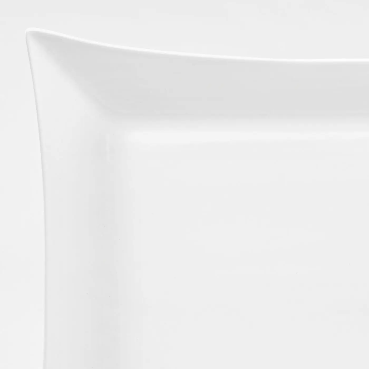 Tablett  rechteckig weiß