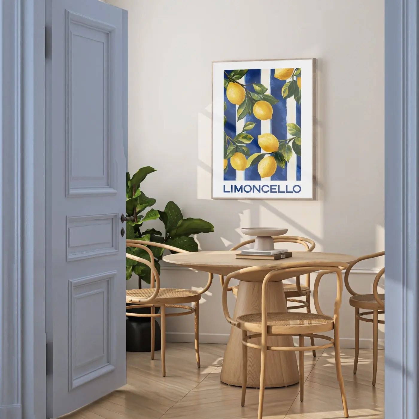 Bild gerahmt Limoncello 50 x 70 cm