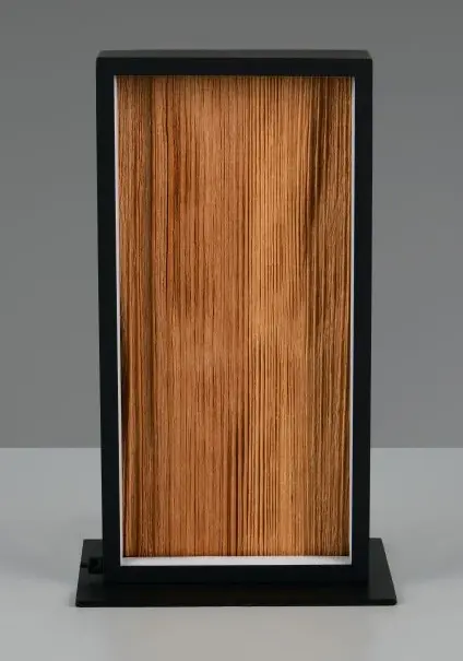 Tischleuchte Kalea 49 x 8 cm schwarz/gold