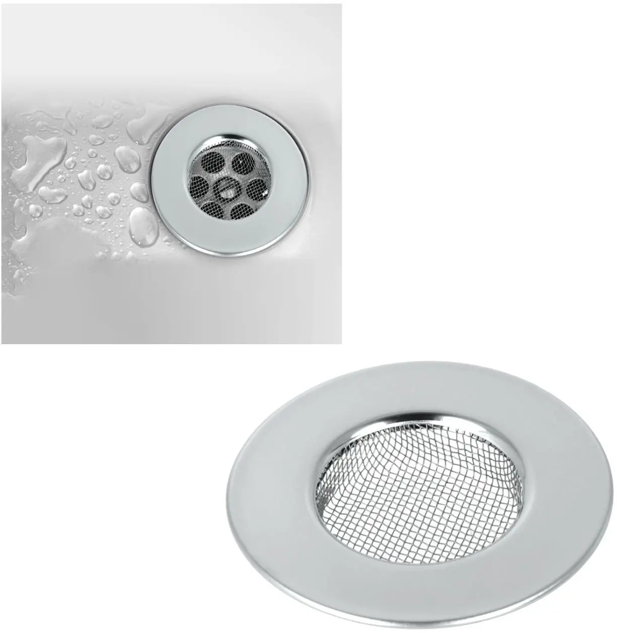 Haarfangsieb Inox 7,5 cm