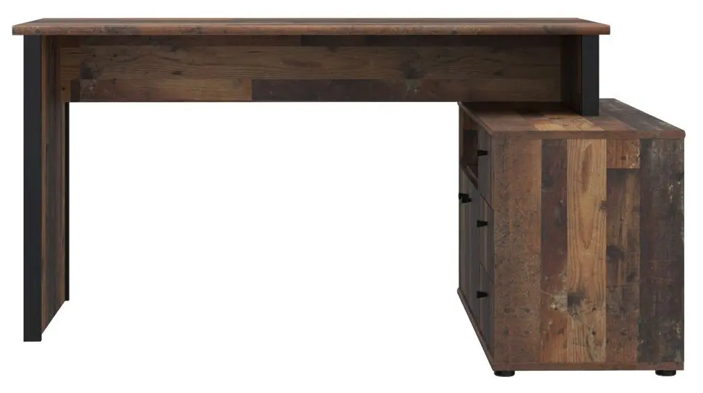 Regal mit Schreibtisch Tempra 2 Old Wood Vintage