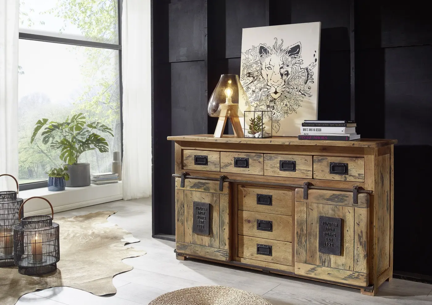 Sideboard WZ-0480 Mango Massivholz Sideboard WZ-0480 Mango Massivholz