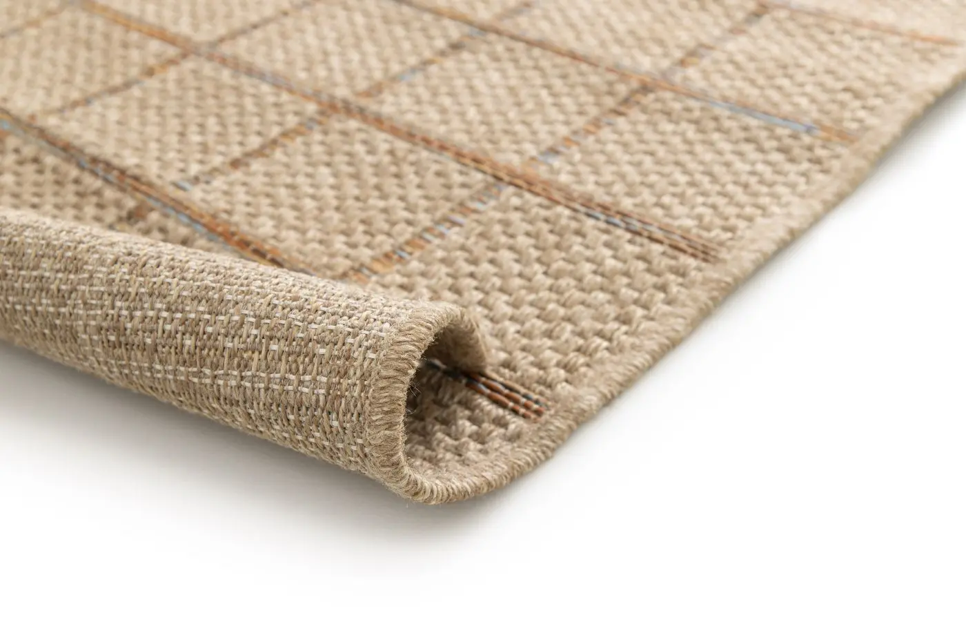 Teppich Pergola 120 x 170 cm beige mit Muster