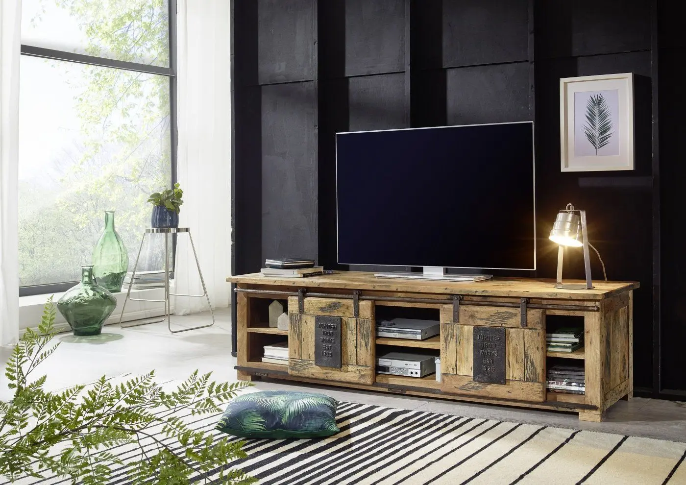 TV-Lowboard WZ-0480 Mango Massivholz