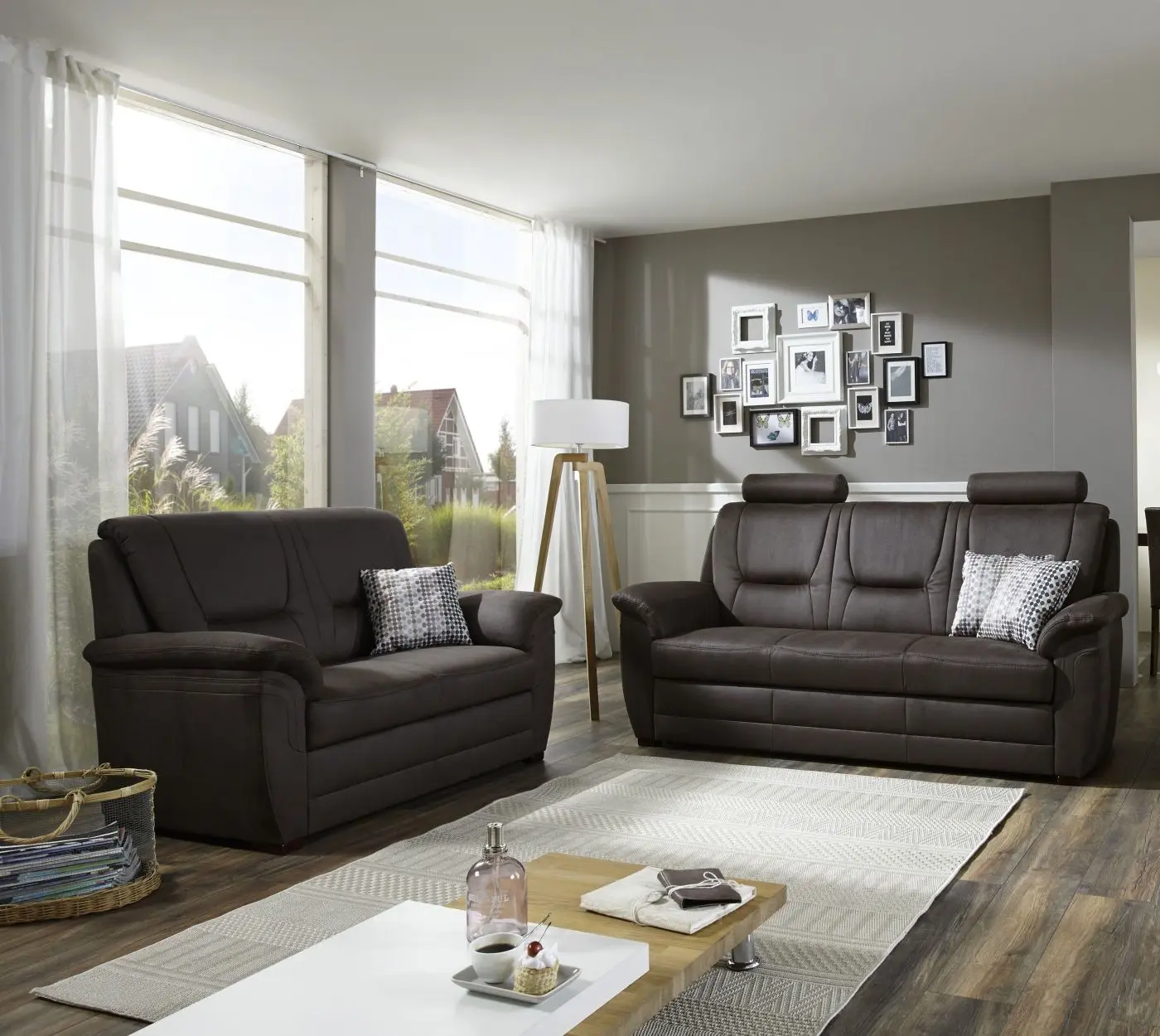Polstergruppe couchliebe. LS404820 A+ braun Basismodell