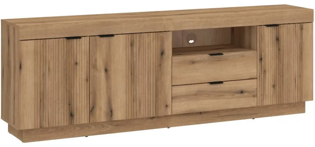 TV-Lowboard Delamar Evoke Eiche 