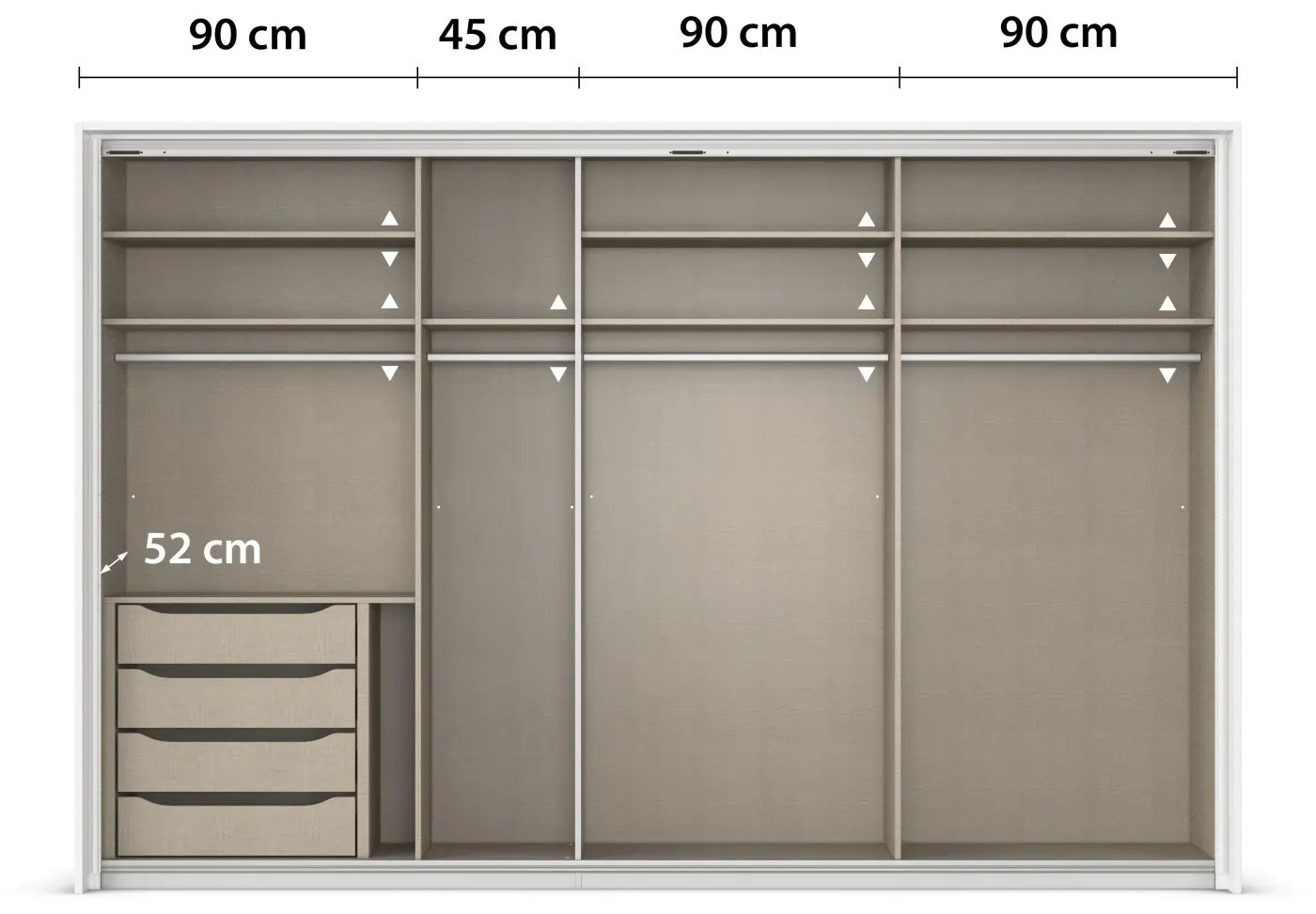 Schwebetürenschrank Syncrono