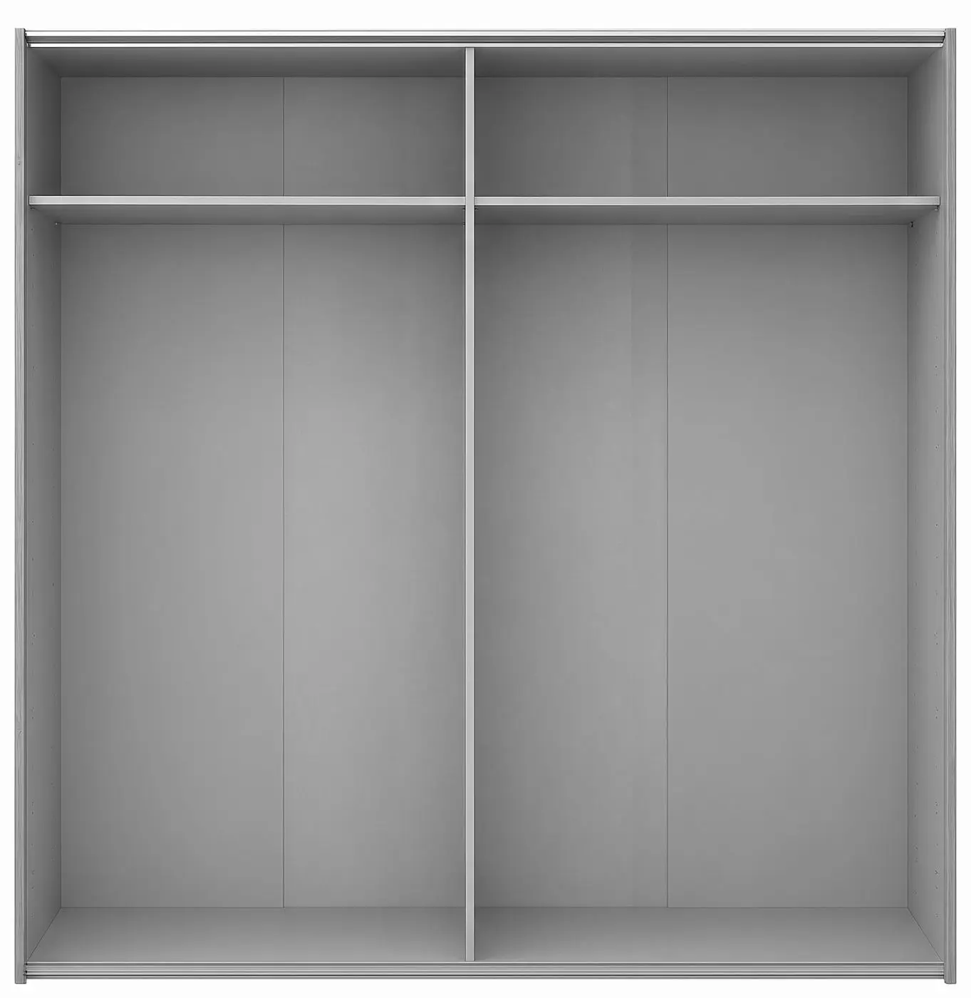 Schwebetürenschrank Systema 2-türig weiß