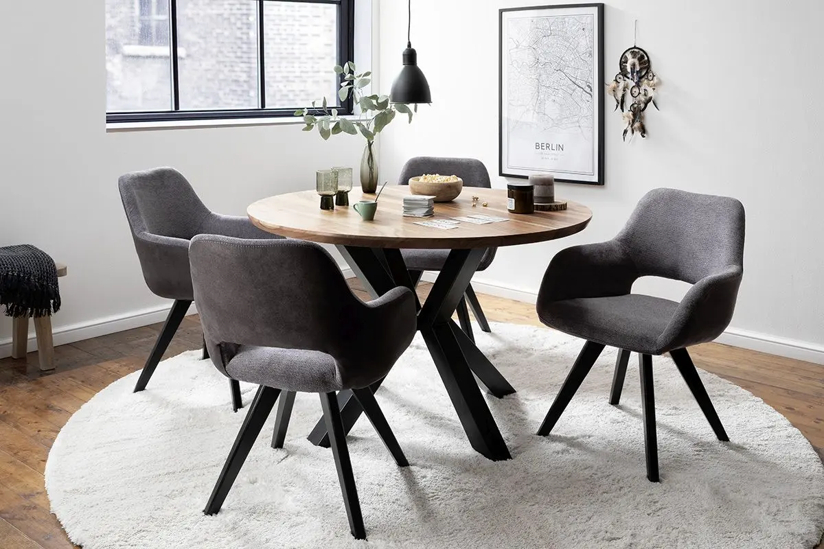 Armlehnstuhl Asella anthrazit