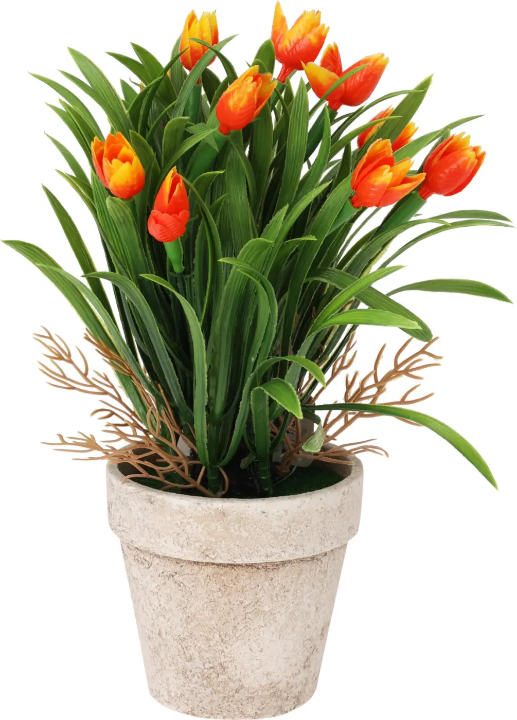 Dekoblume Tulpe im Topf