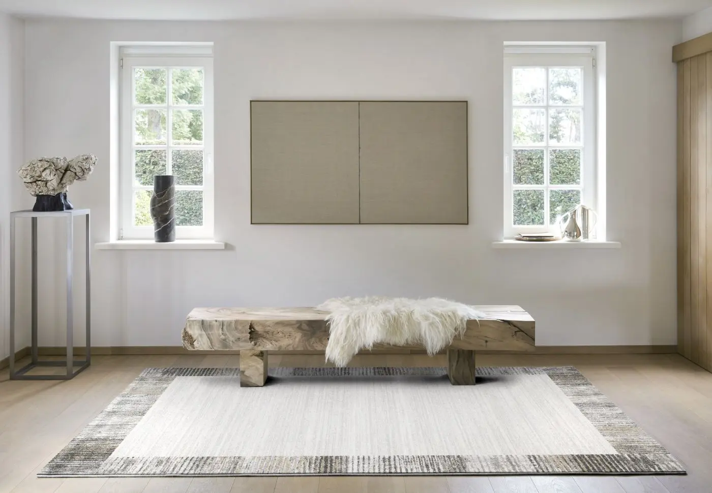 Teppich Madison 160 x 230 cm silber, grau, gold