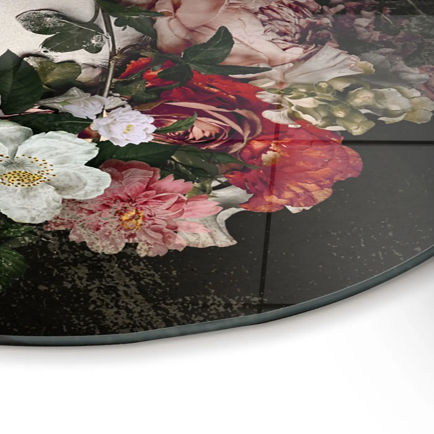 Glasbild gebogen Diana 70 x 100 cm