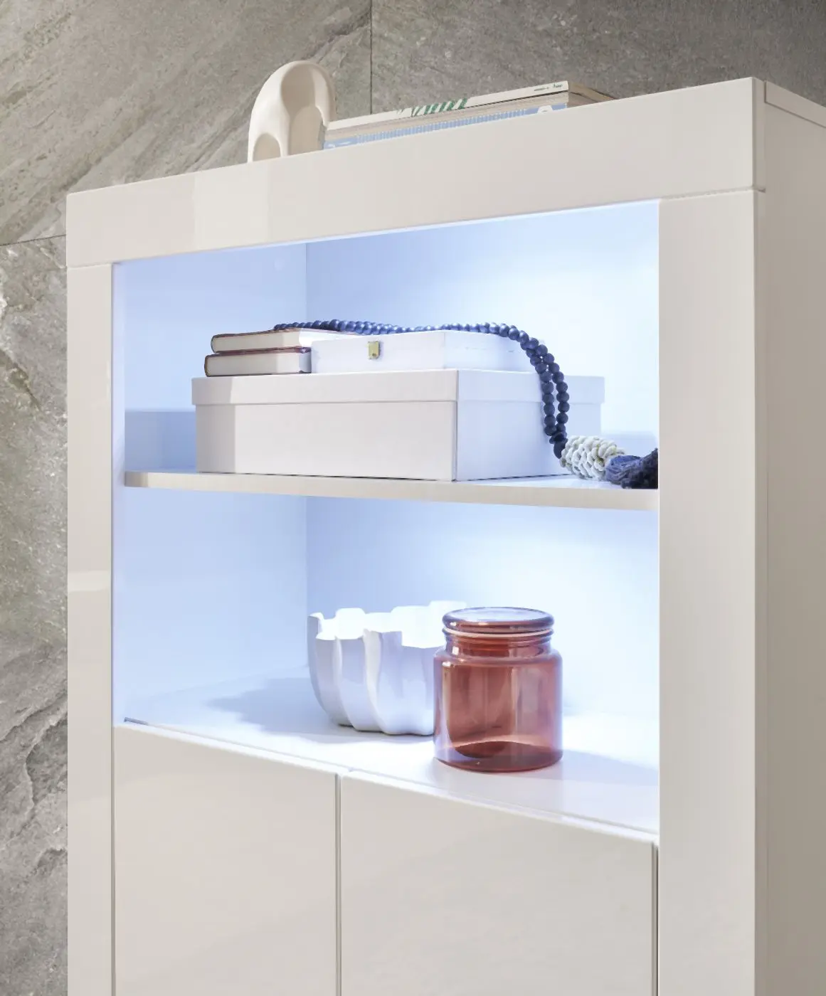 Highboard Leeds inkl. Beleuchtung