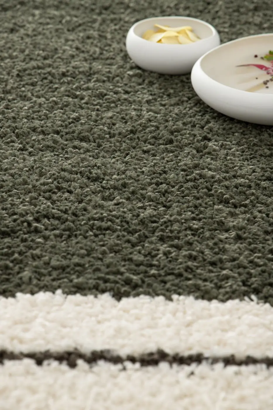 Teppich Bedouin 160 x 230 cm weiß/schwarz