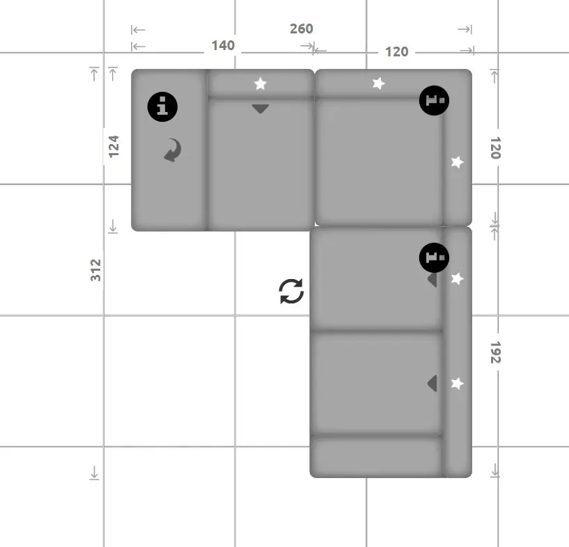 Wohnlandschaft LS 872918 mit Komfortfunktionen Wohnlandschaft LS 872918 mit Komfortfunktionen