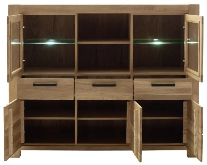 Highboard Silias Wildeiche massiv Highboard Silias Wildeiche massiv