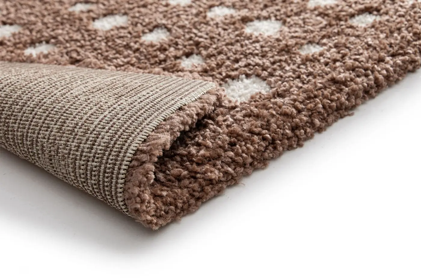 Teppich Embrace 160 × 230 cm braun mit Punktmuster