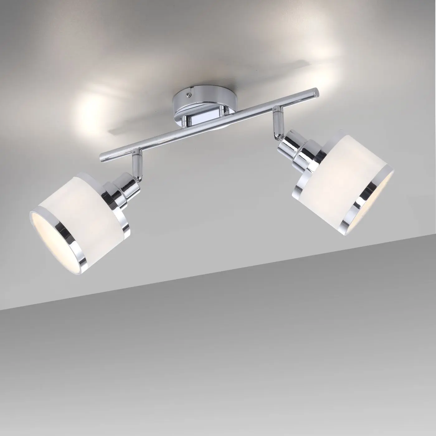 2er Balken Accor weiß/ chrom