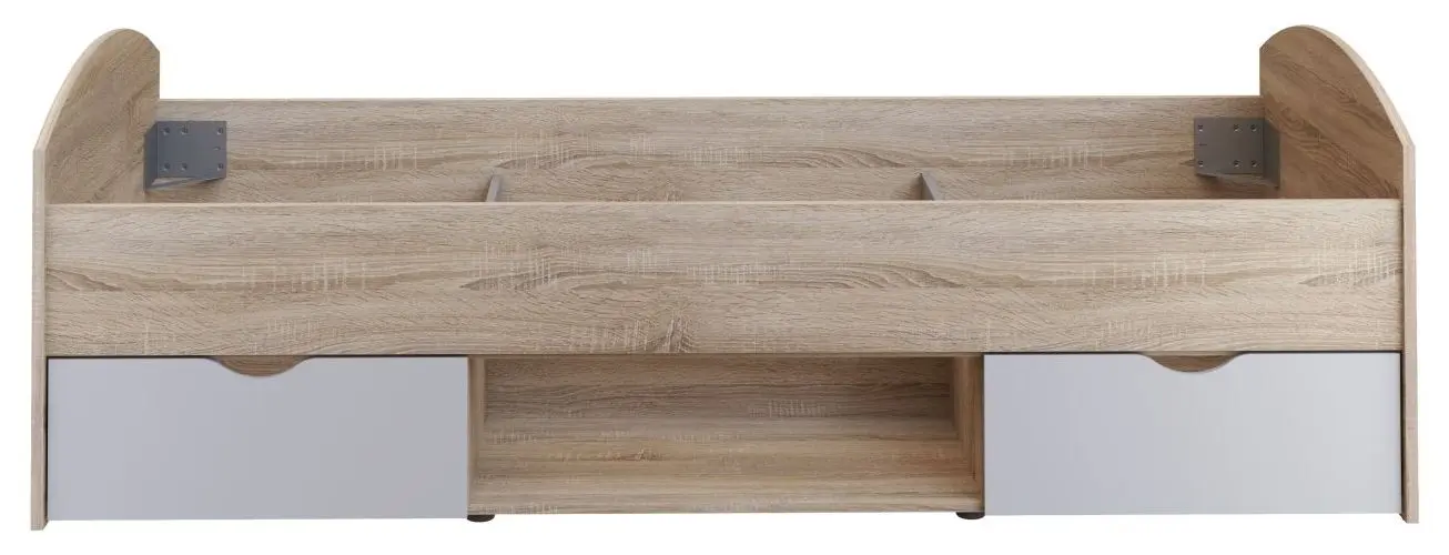Jugendbett Lupo 90 x 200 cm Sonoma Eiche/weiß Jugendbett Lupo 90 x 200 cm Sonoma Eiche/weiß