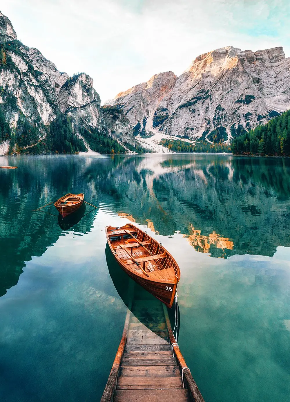 Glasbild Tyrol Boat