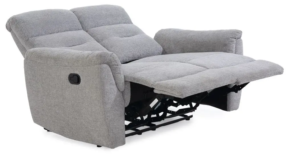 2-Sitzer Utah halbautomatische Relaxfunktion grau