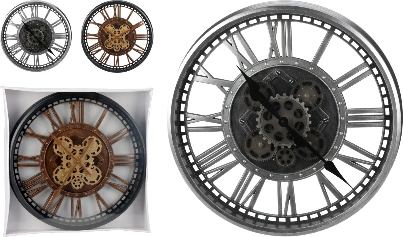 Wanduhr rotierendes Uhrwerk Wanduhr rotierendes Uhrwerk