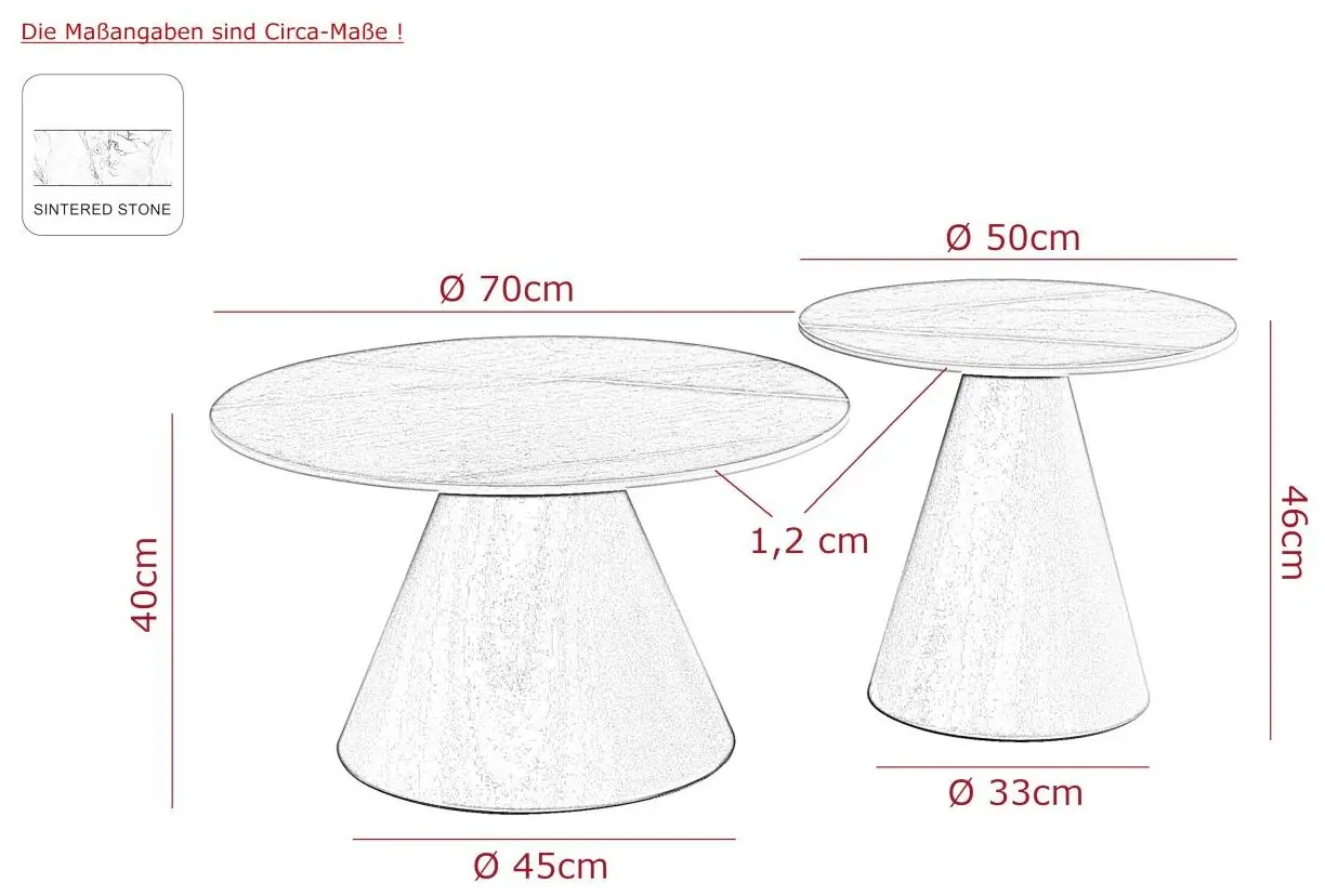 Couchtisch-Set Dustin grau Couchtisch-Set Dustin grau