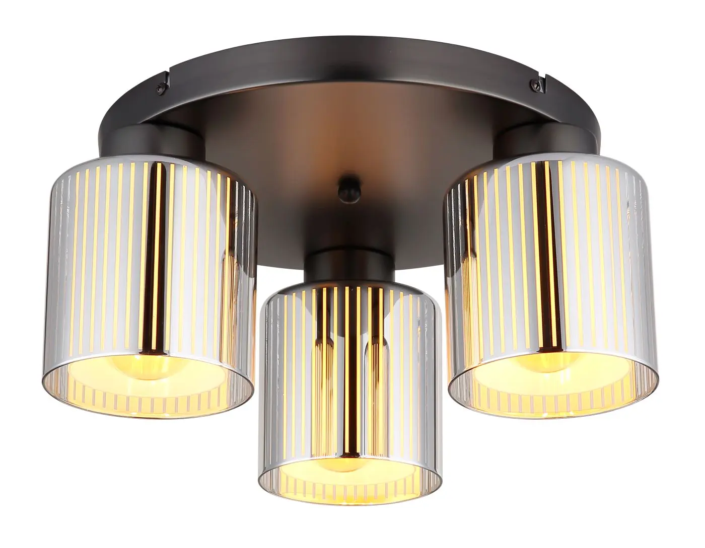 Deckenleuchte Felicia schwarz-chrom