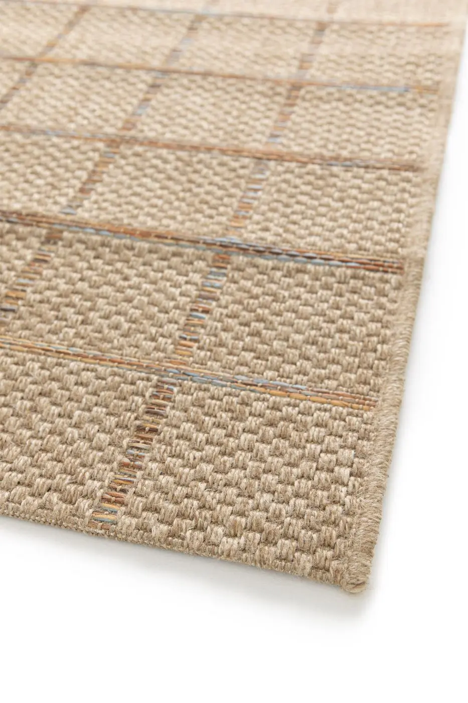 Teppich Pergola 80 x 150 cm beige mit Muster