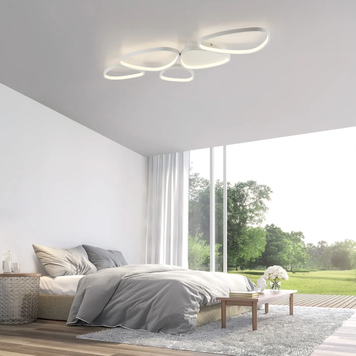 LED-Deckenleuchte Pebbles