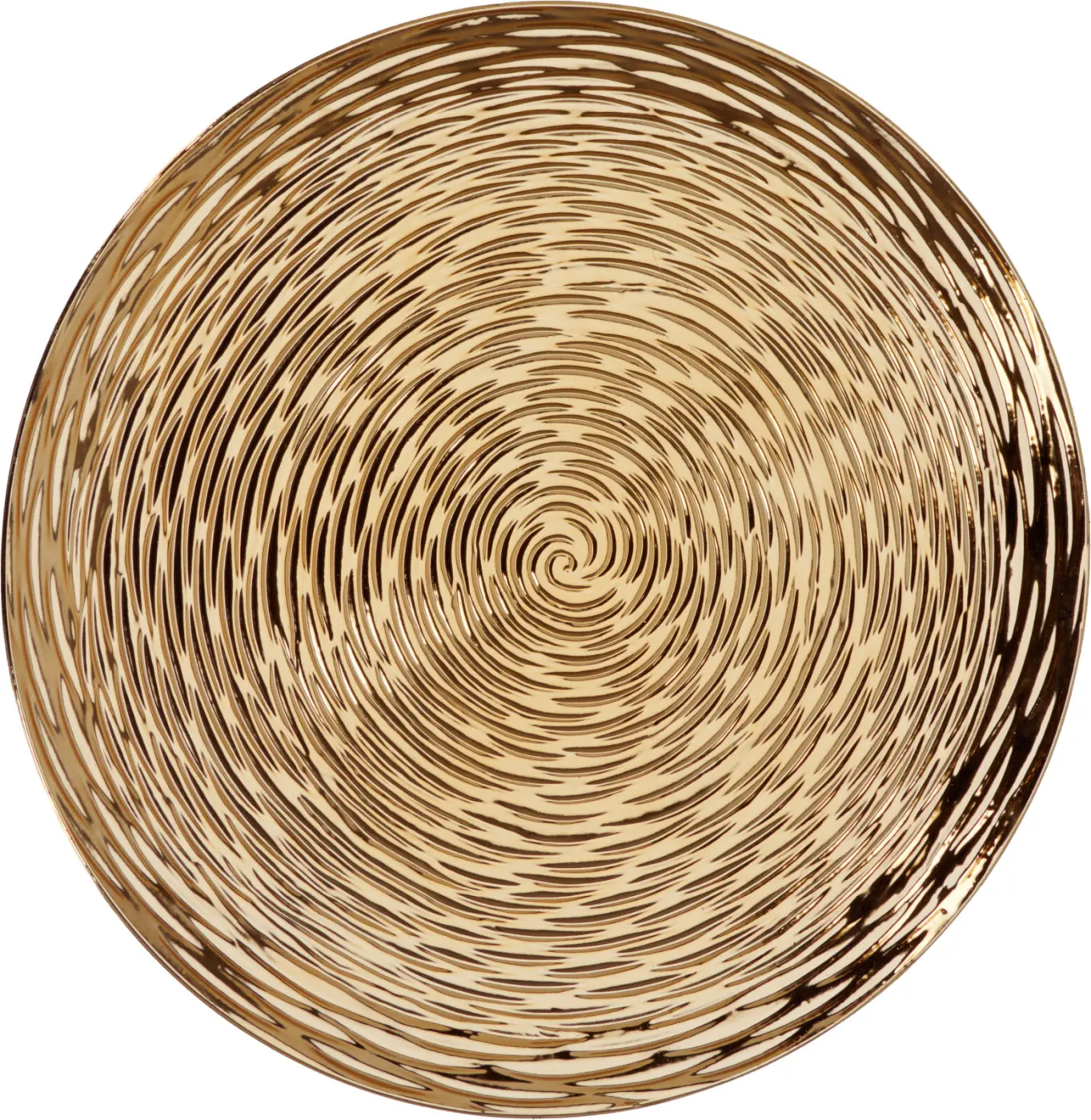 Dekoteller metallic