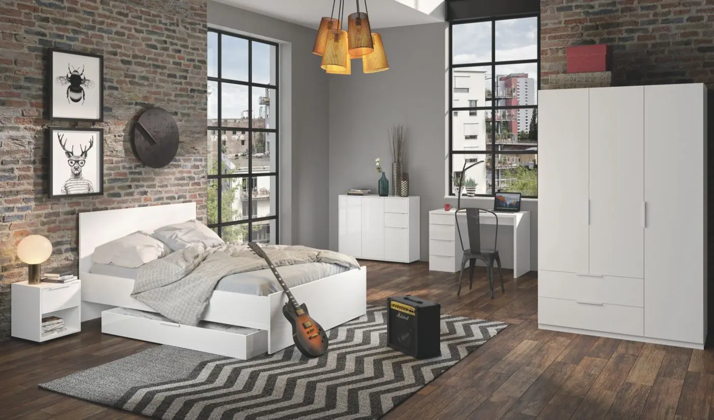 Bettschubkasten für Bett "Espresso" weiß