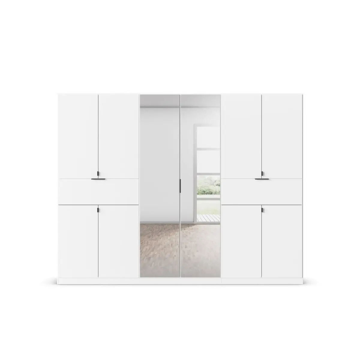 Drehtürenschrank Ticao 10-türig  weiß