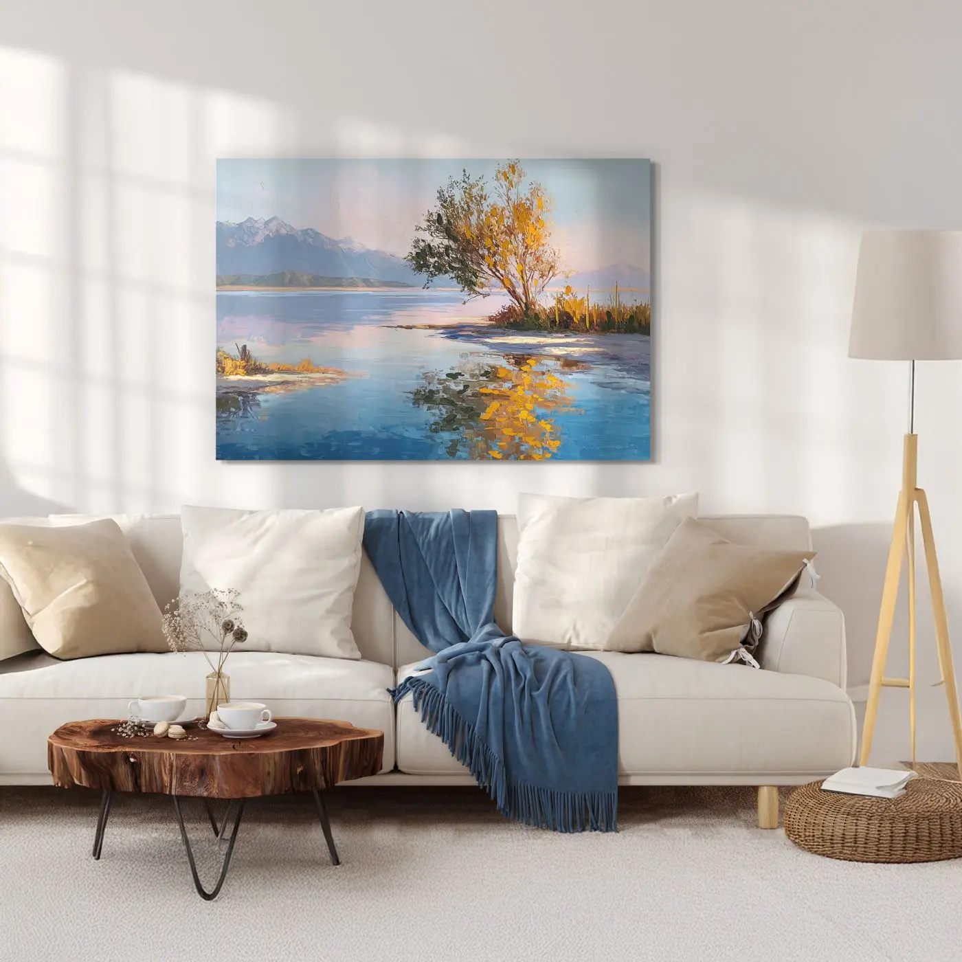 Leinwandbild Lakeside 70 x 100 cm