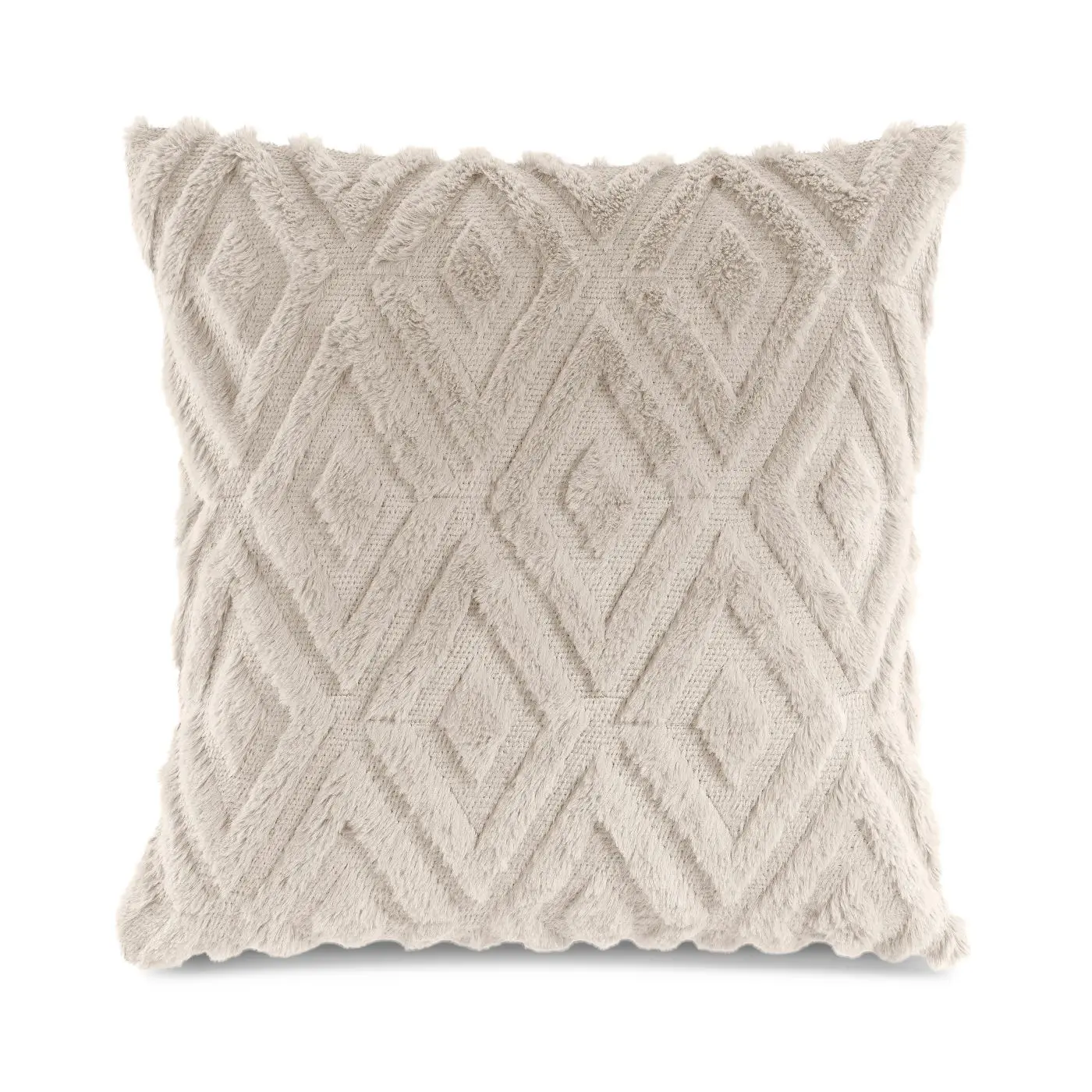 Dekokissen Boho 45 x 45 cm offwhite