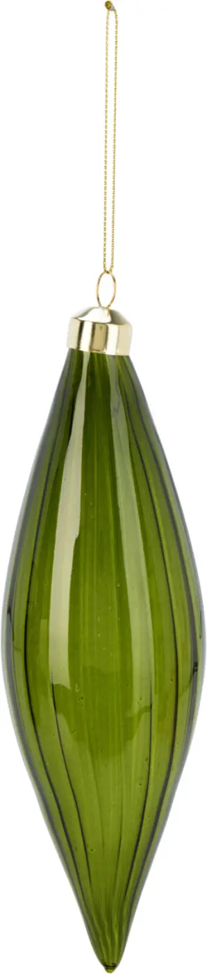Glas Weihnachtsornamente 21 cm