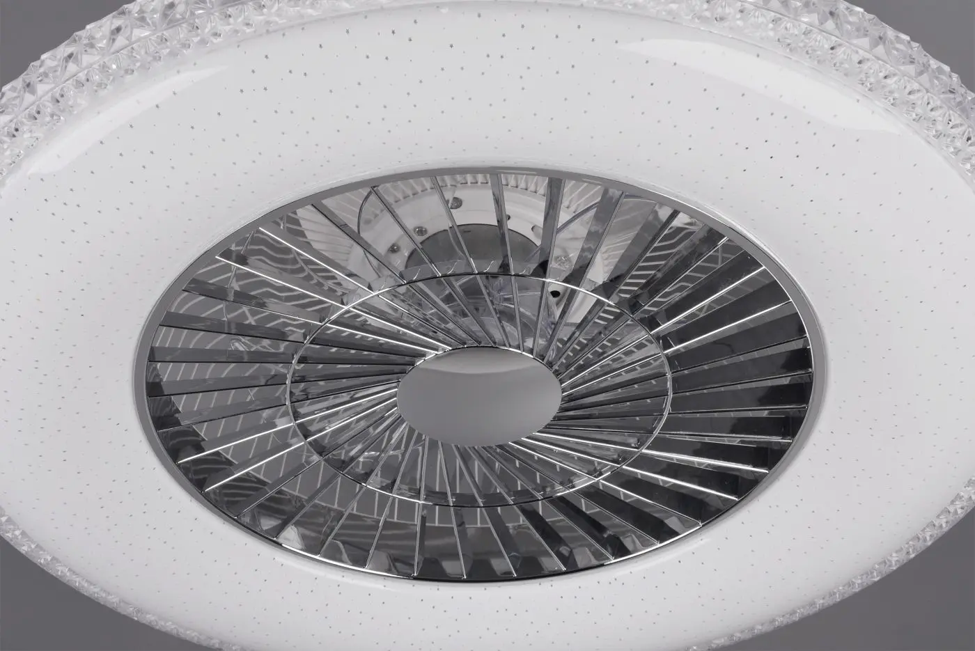 LED-Deckenventilator Harstad weiß Ø 60 cm
