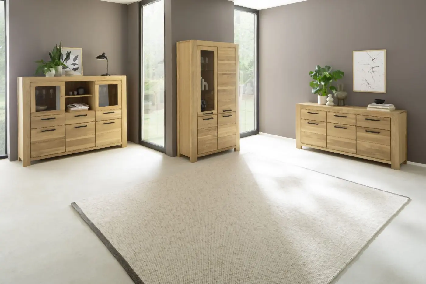 Highboard Silias Wildeiche massiv Highboard Silias Wildeiche massiv