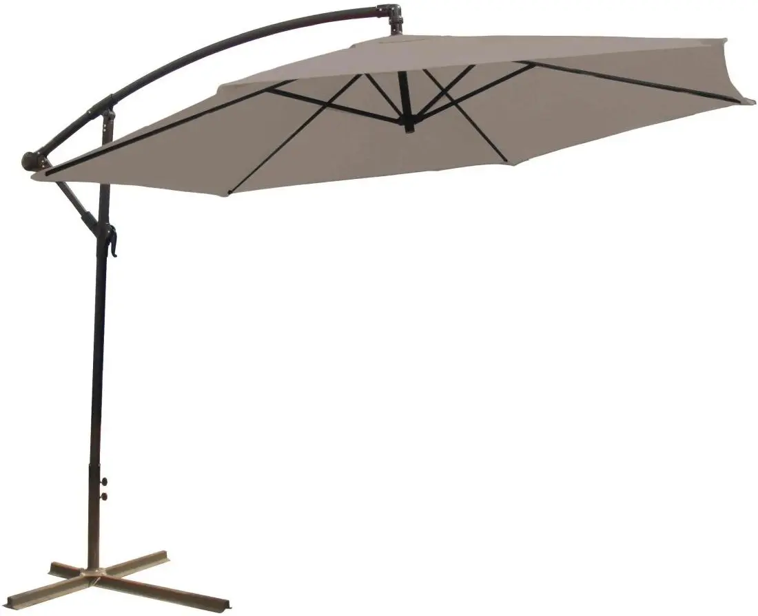 Ampel-Sonnenschirm 300 cm in taupe
