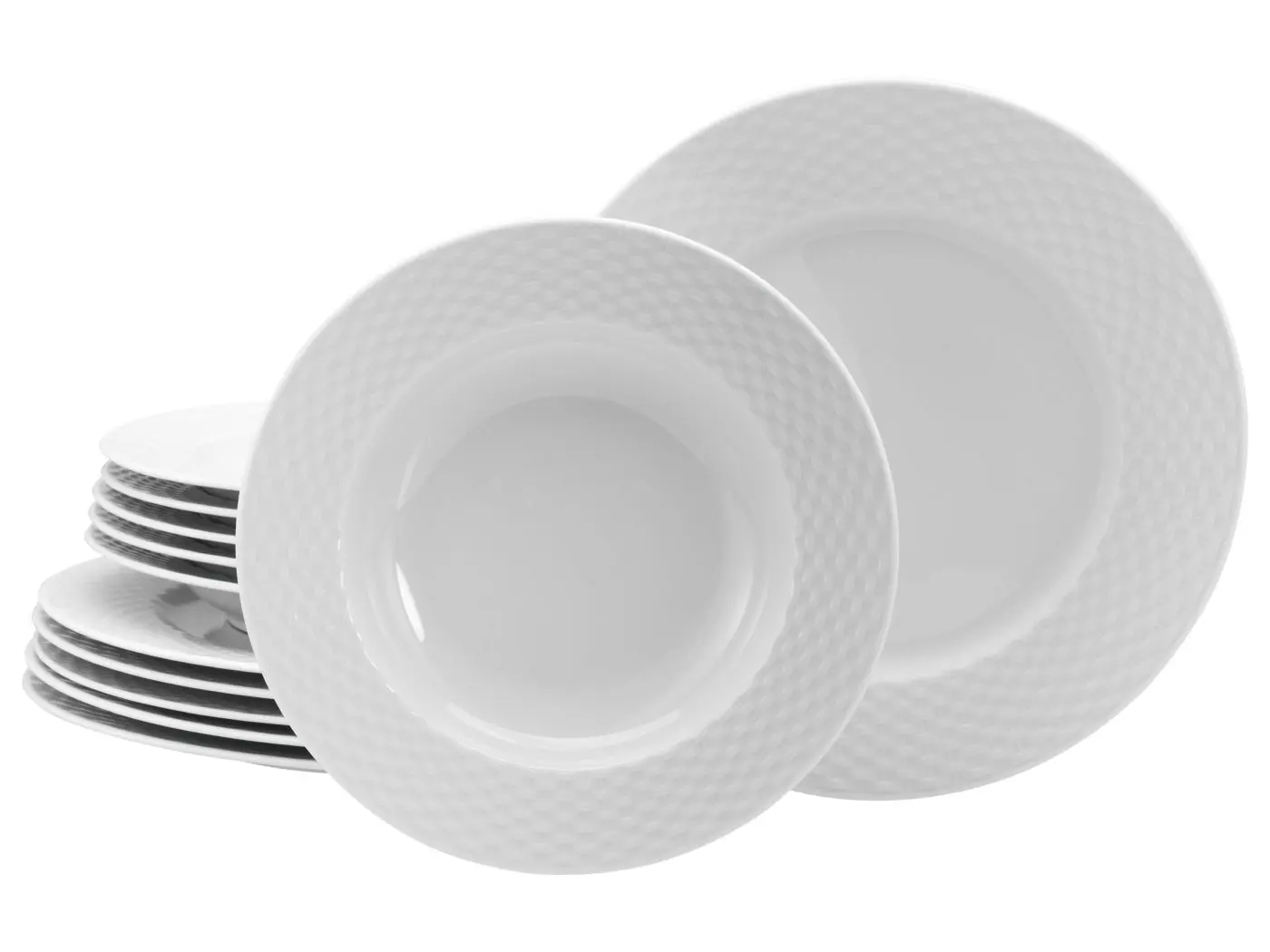 Tafel-Service weiß 12tlg