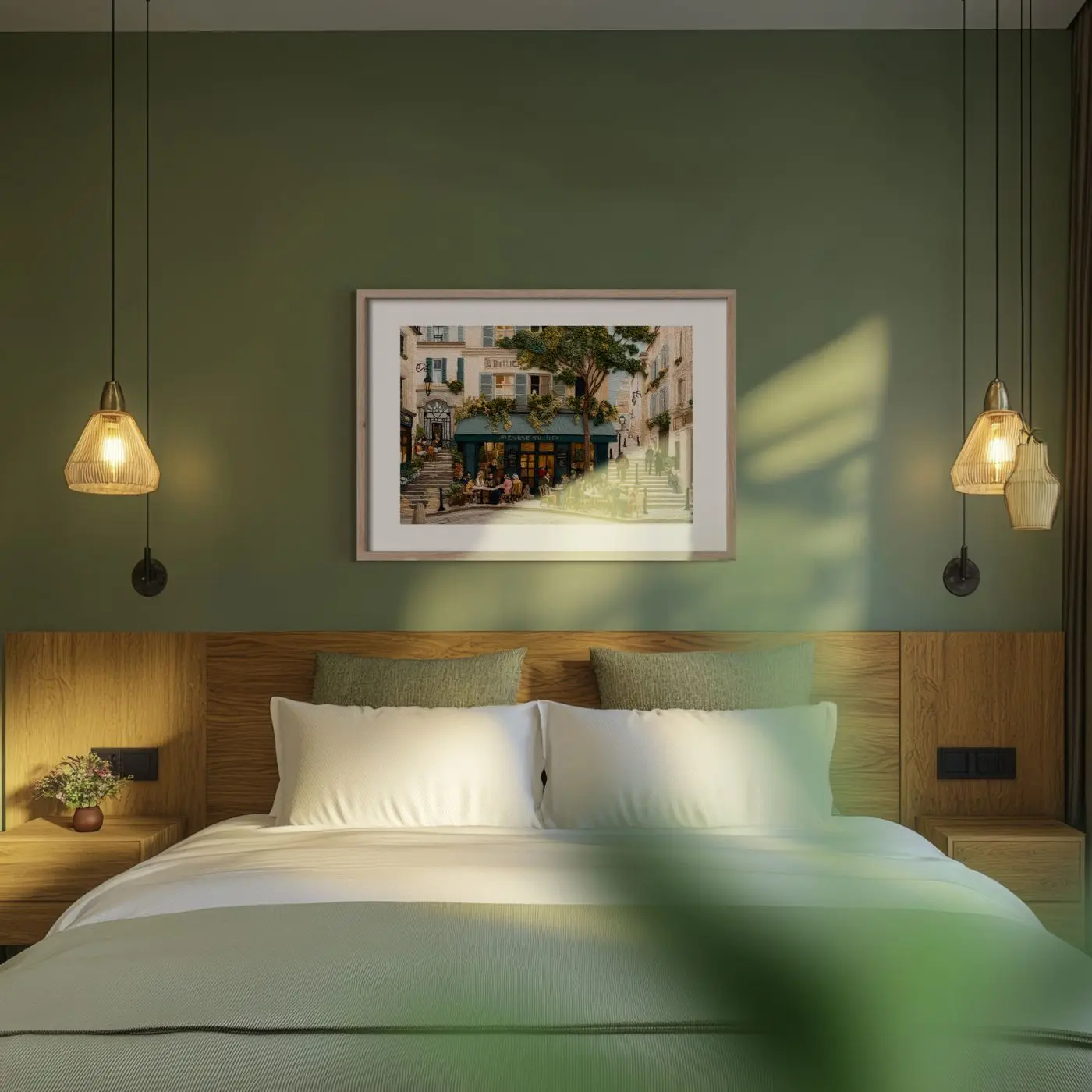 Bild gerahmt Calm Cafe 50 x 70 cm