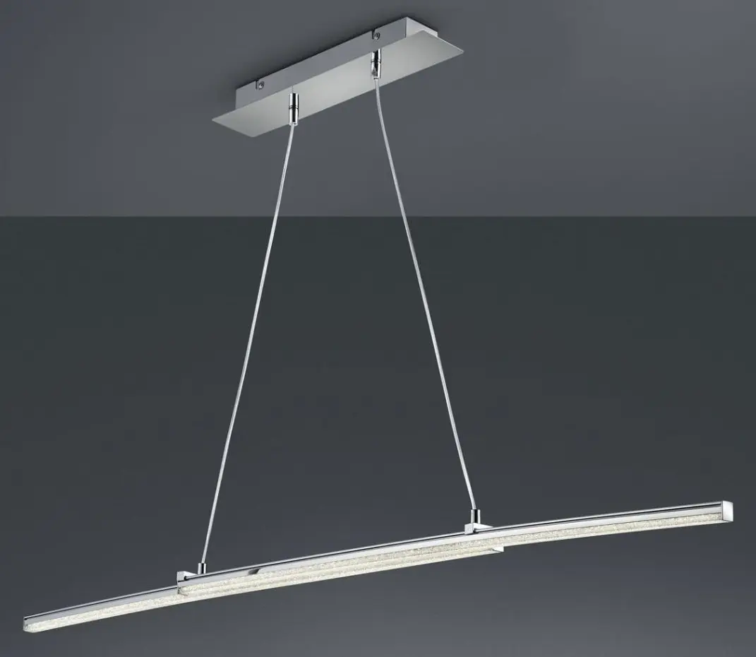 LED-Pendelleuchte Spread Chrom