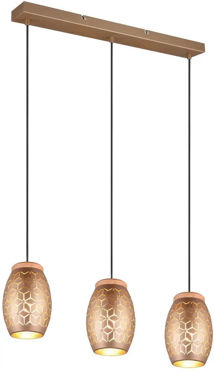 Pendelleuchte Bidar 71 x 150 cm coffee