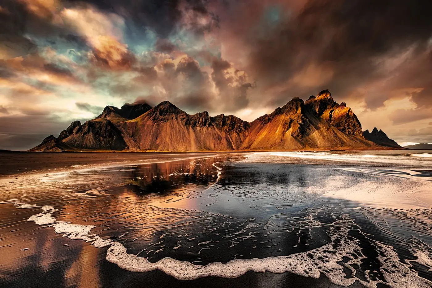 Glasbild Iceland