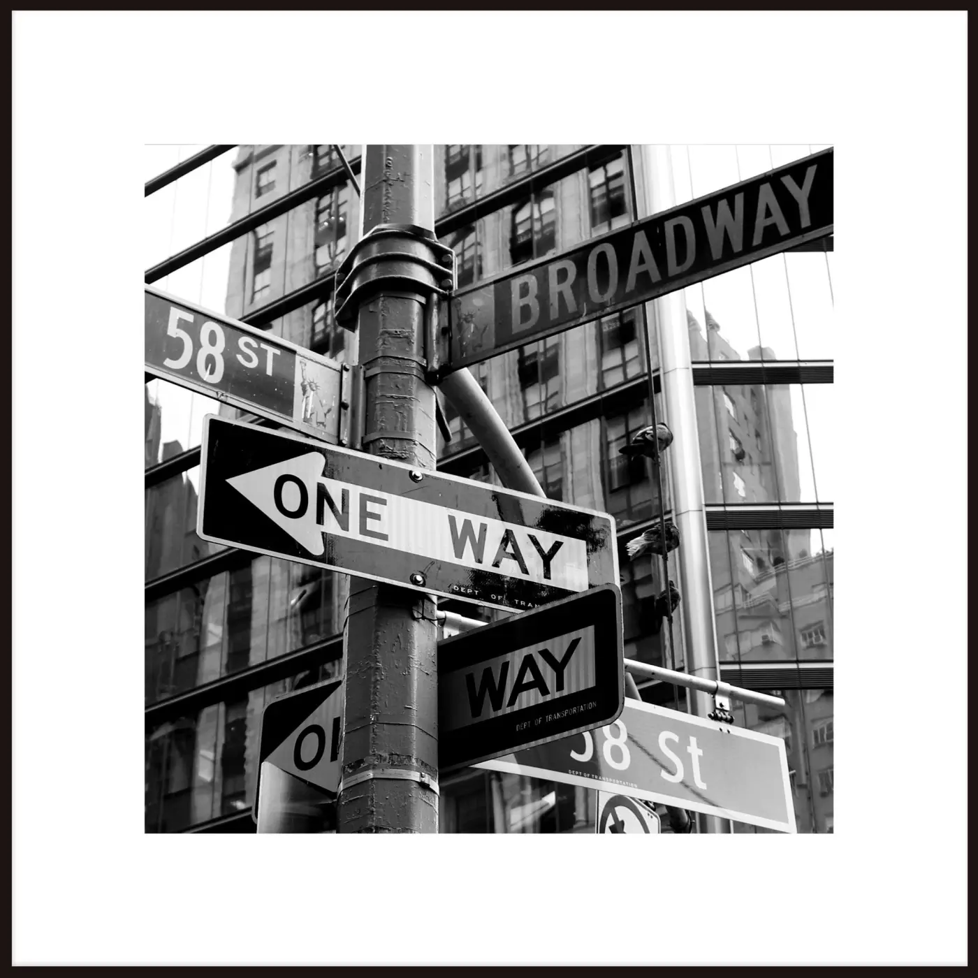 Bild One Way 50 x 50 cm