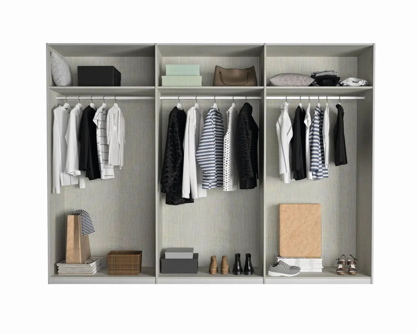 Schwebetürenschrank Systema 3-türig
