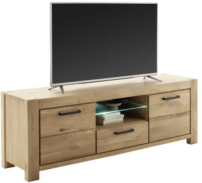 TV-Sideboard Silias 2-türig Wildeiche massiv 