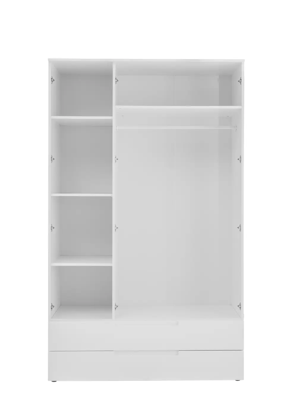 Drehtürenschrank Spice 3-türig weiß
